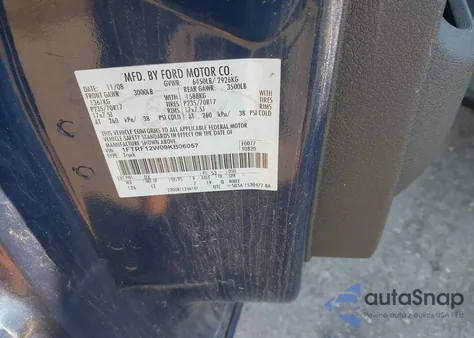 2009 Ford F-150 Stx/Xl/Xlt from USA, damaged, VIN 1FTRF12W09KB06057